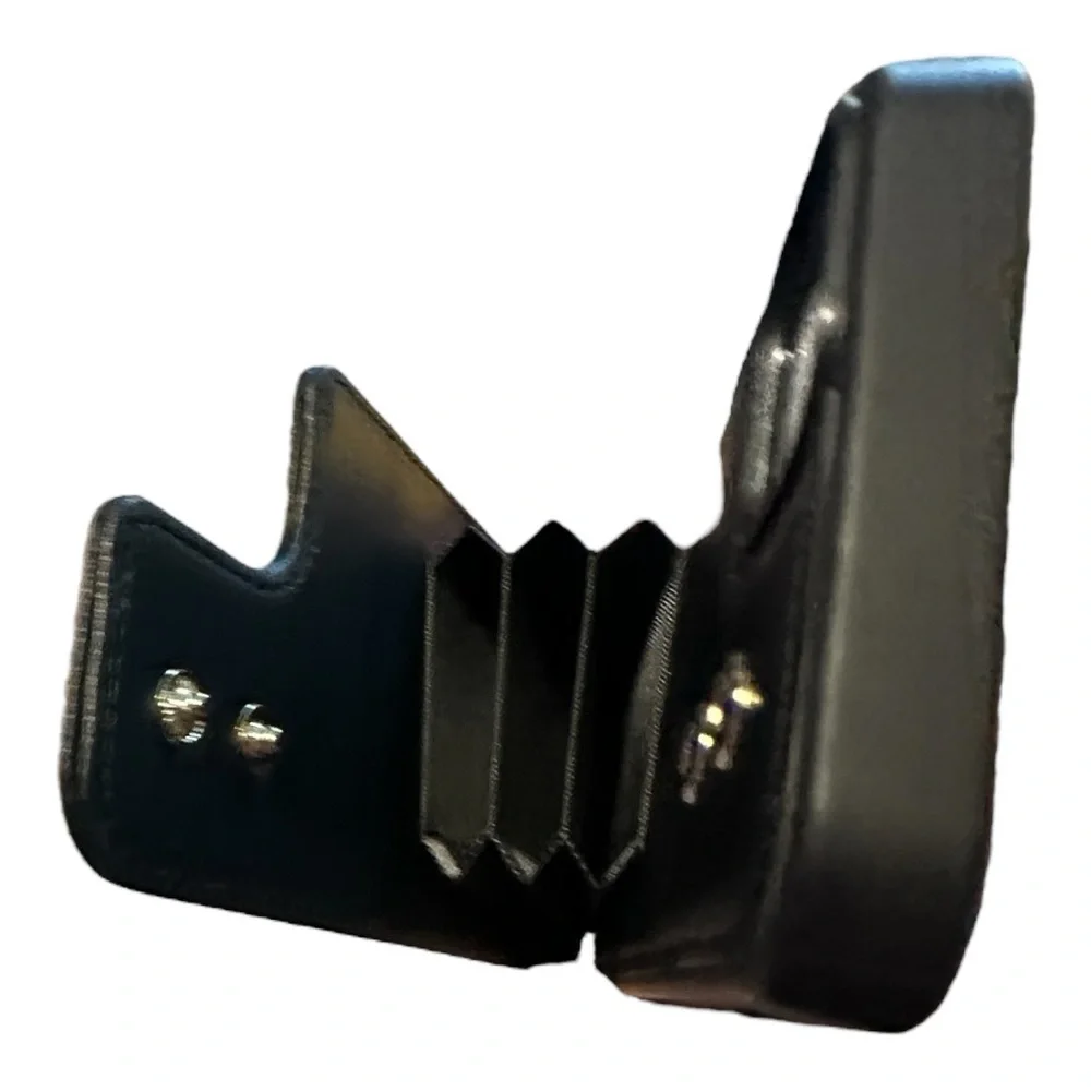Cell phone case for iPhone 14 Pro black wallet case w/ring holder NWT